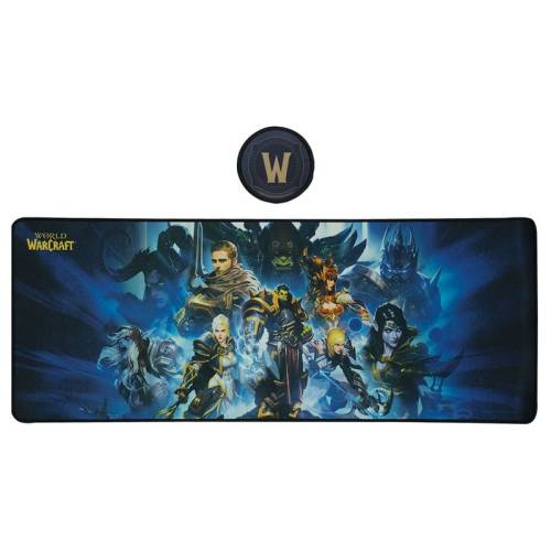 Fanattik World of Warcraft - XL Mata na biurko + 1 Podkładka pod kubek