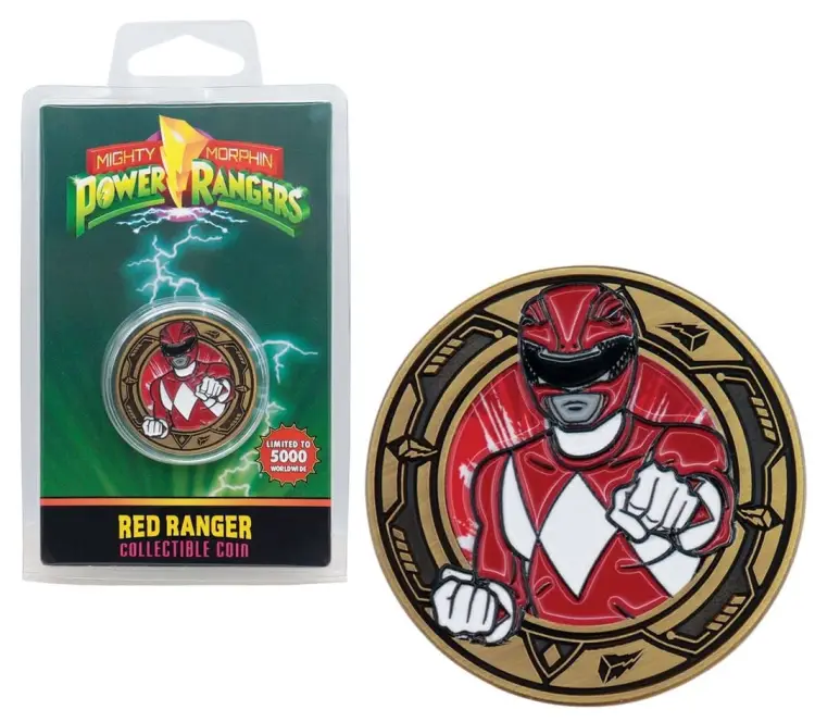 Fanattik Power Rangers - Red Ranger - Limited Edition Coin