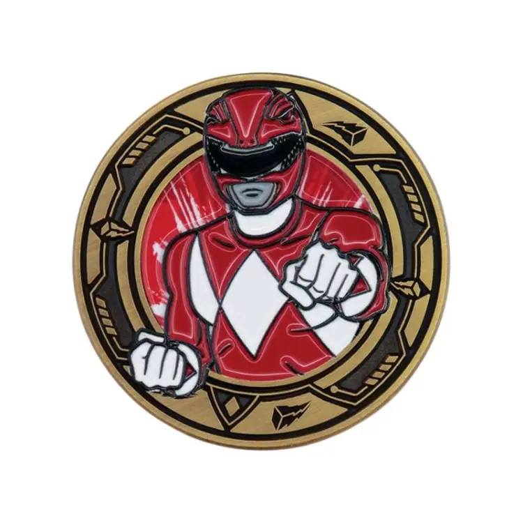 Fanattik Power Rangers - Red Ranger - Limited Edition Coin