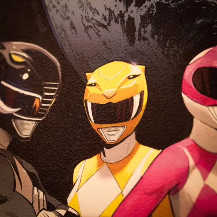 Fanattik Power Rangers - Power Rangers - Art Print Limited Edition