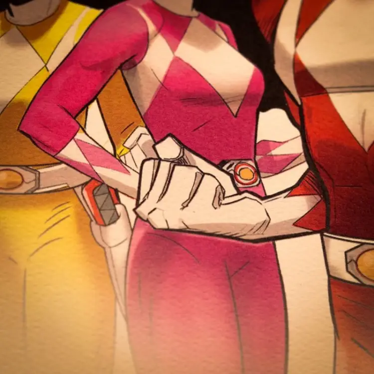 Fanattik Power Rangers - Power Rangers - Art Print Limited Edition