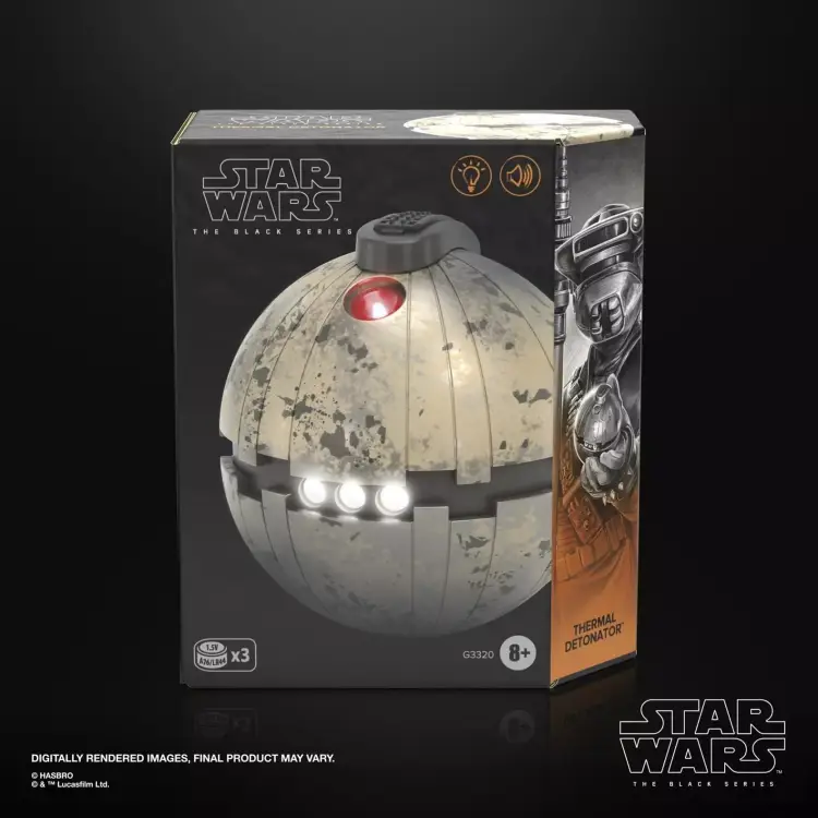 Hasbro STAR WARS - Electronic Replica Thermal Detonator Black Series