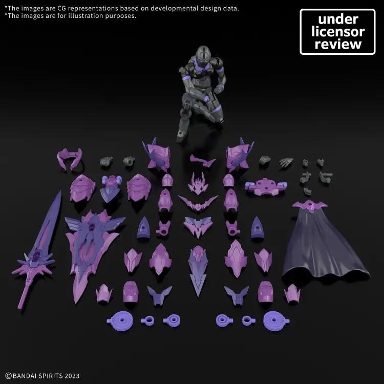 Bandai 30MF Gundam - Darknevil Arch Knight