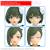 Bandai Gundam - Nichika / Hazuki - 30MS Option Hair Style & Face Parts Set