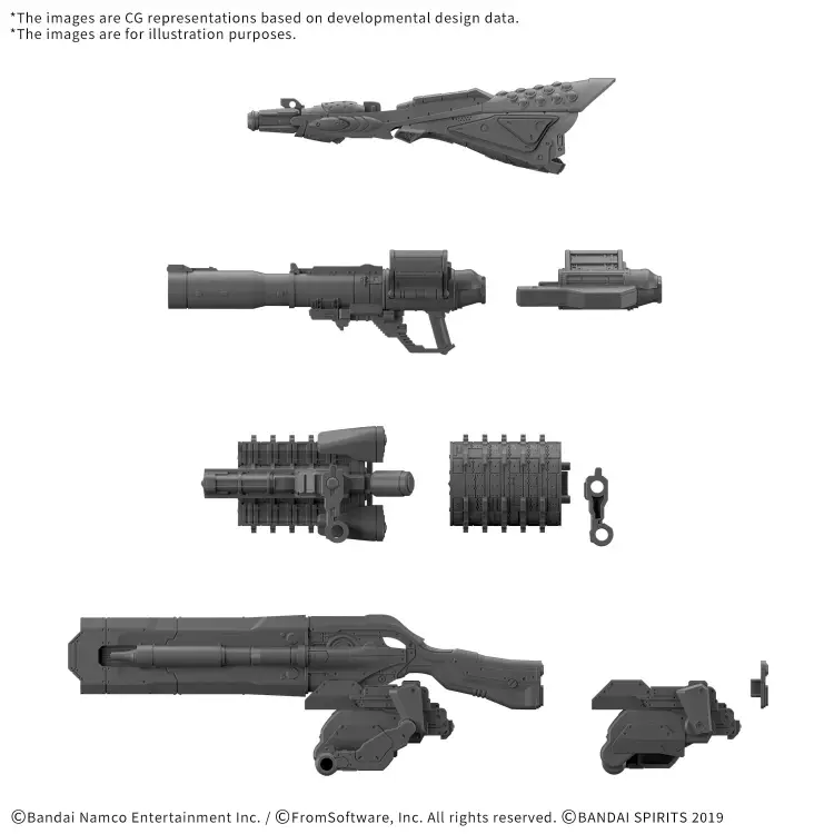 Bandai ARMORED CORE VI - Option Parts Set Weapon Set 09
