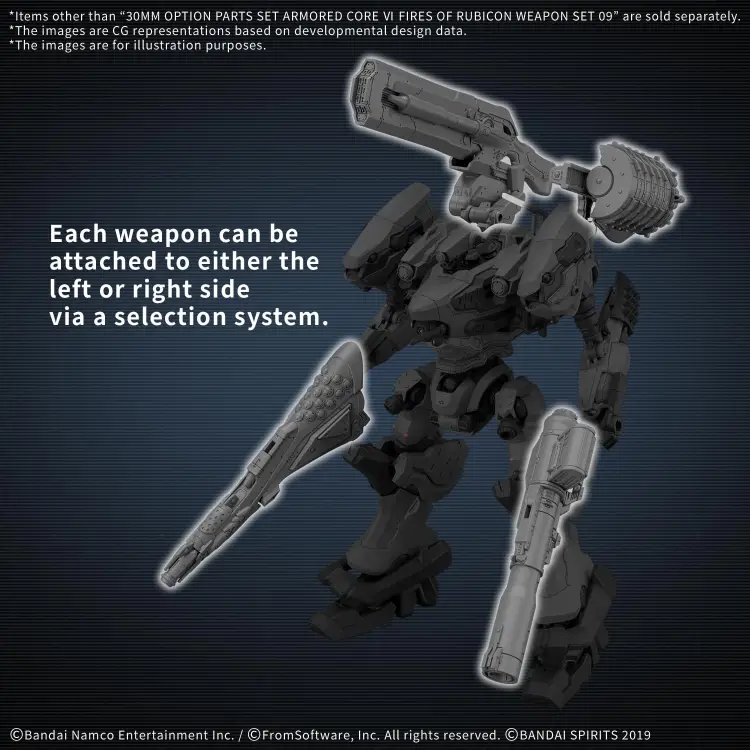 Bandai ARMORED CORE VI - Option Parts Set Weapon Set 09