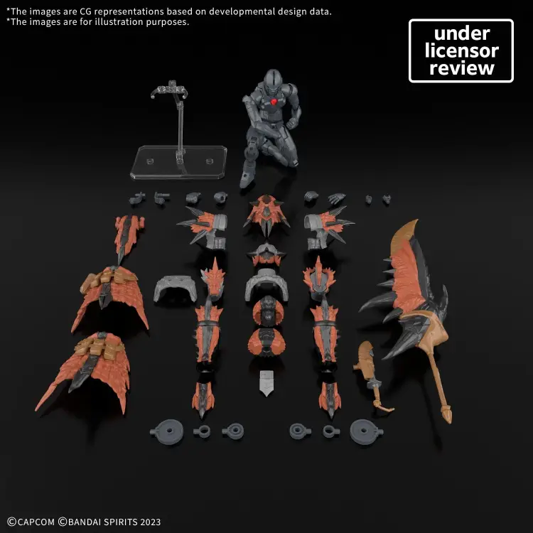 Bandai Monster Hunter Wilds - Rathalos - Rathalos Equipment Model Kit