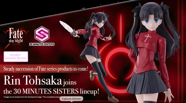 Bandai FATE/GRAND ORDER - Rin Tohsaka - Zestaw modelarski