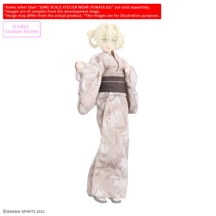 Bandai Model Kit Gundam - 30MS - Scale Atelier Wear (Yukata 03) - Model Kit
