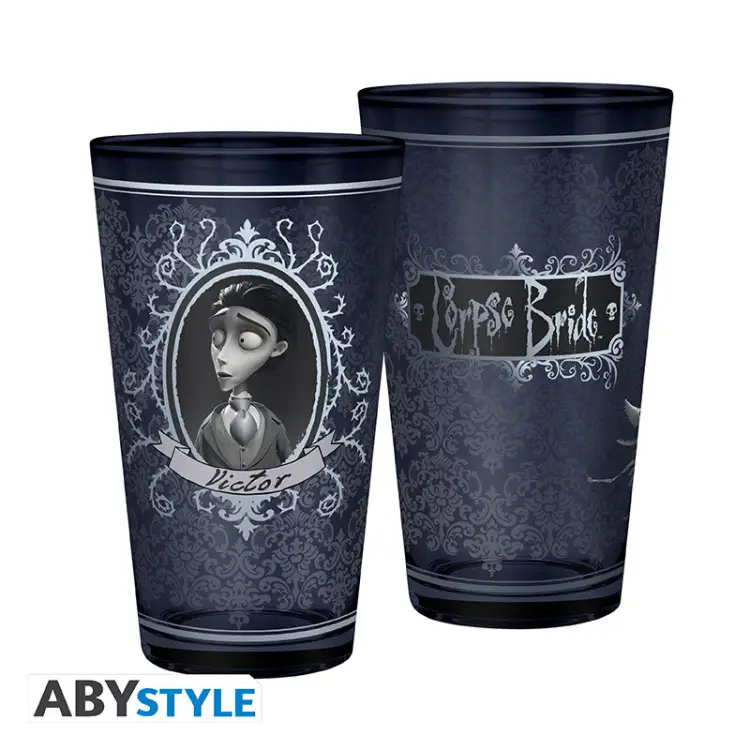 ABYstyle Corpse Bride - Victor & Emily - Zestaw 2 szklanek XXL 400ml