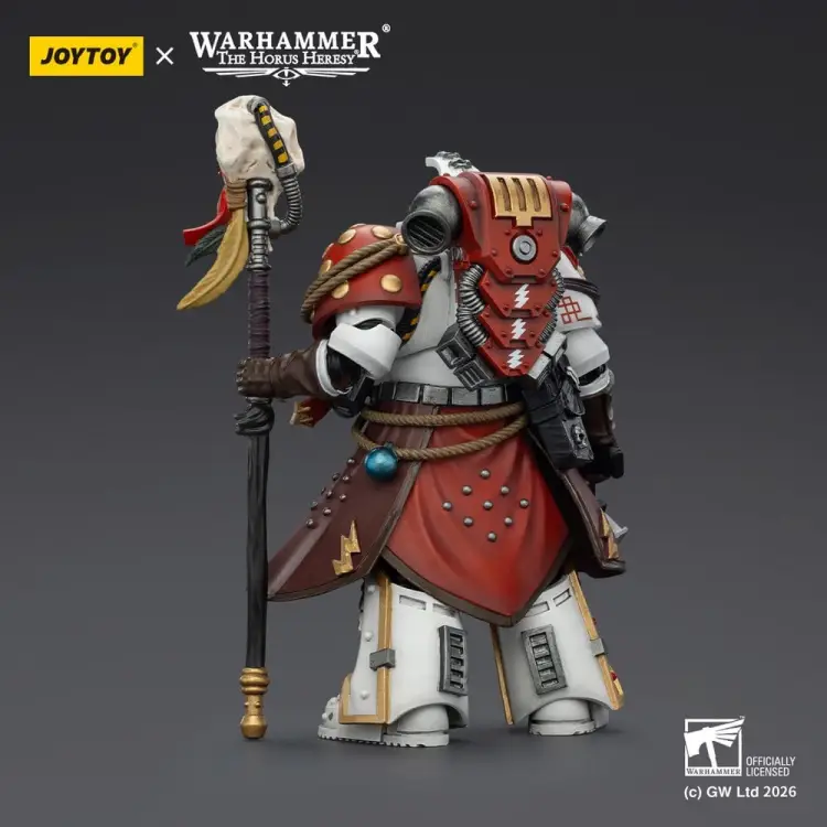 Joy Toy Warhammer 40,000 - White Scars Stormseer Consul - Stormseer Consul with Force Staff and Bolt Pistol