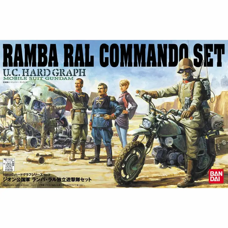 Bandai Model Kit Gundam - Ramba Ral - HG 1/35 Commando Set
