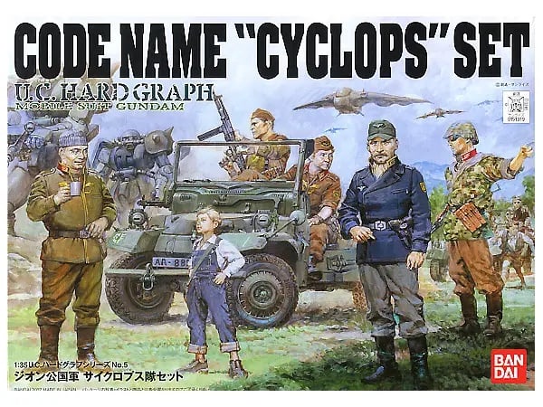 Bandai Model Kit Gundam - Gundam Code Name Cyclops - HG 1/35 Set Model Kit