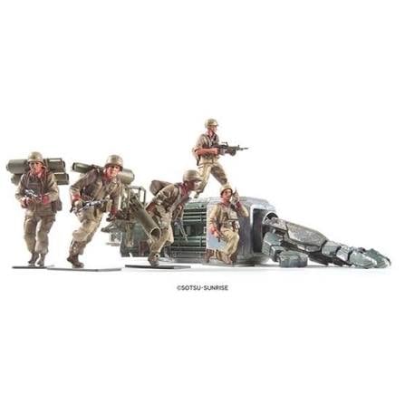 Bandai Model Kit Gundam - E.F.G.F. Anti MS Squad - 1/35 E.F.G.F. Anti MS Squad