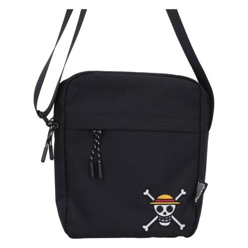 Nemesis - ONE PIECE - Luffy Jolly Roger - Black Crossbody bag