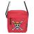 Nemesis - ONE PIECE - Luffy Jolly Roger - Red Crossbody bag