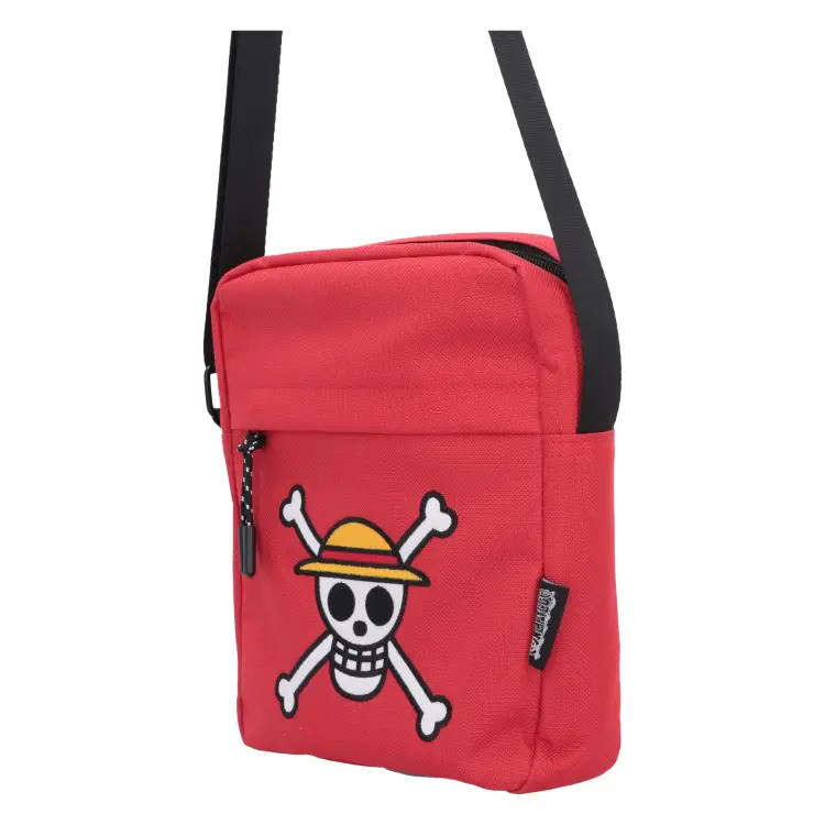 Nemesis - ONE PIECE - Luffy Jolly Roger - Red Crossbody bag