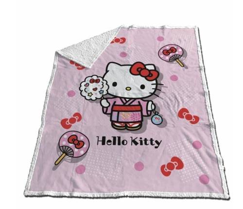 AyMax - HELLO KITTY - Hello Kitty "Kimono" - Sherpa Blanket 130x170cm