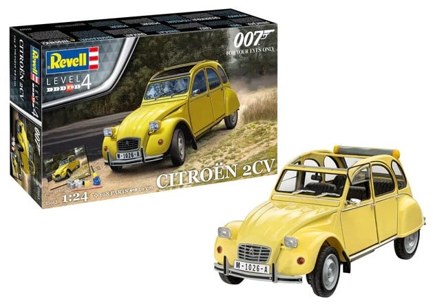 Revell - JAMES BOND - Citroën 2 CV - Model Kit 1/24