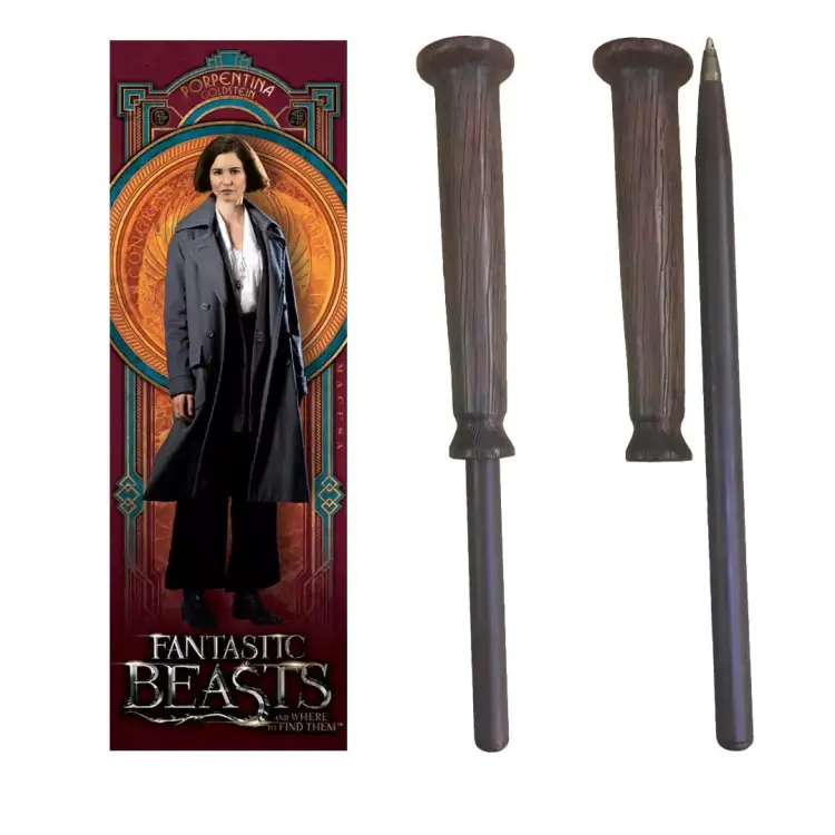 Noble Collection - FANTASTIC BEASTS - Pen + Bookmark - Porpentina Goldstein