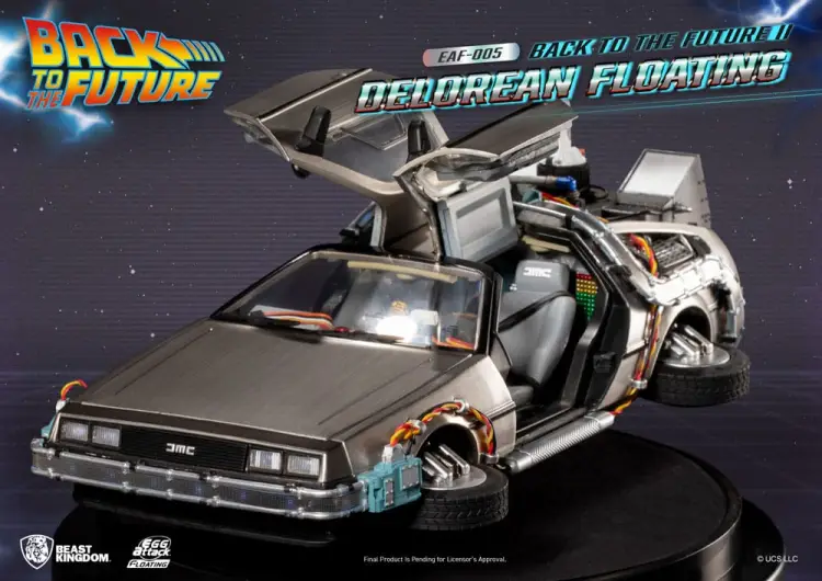 Beast Kingdom Back to the Future - DeLorean - Floating DeLorean II Standard Statue