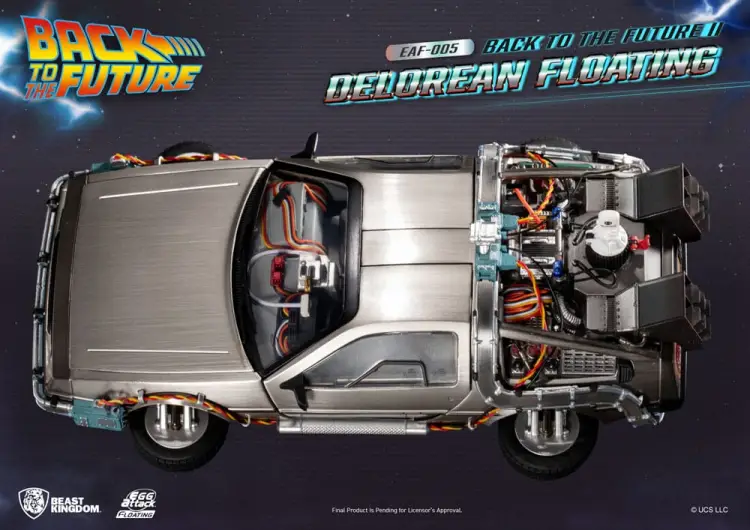 Beast Kingdom Back to the Future - DeLorean - Floating DeLorean II Standard Statue