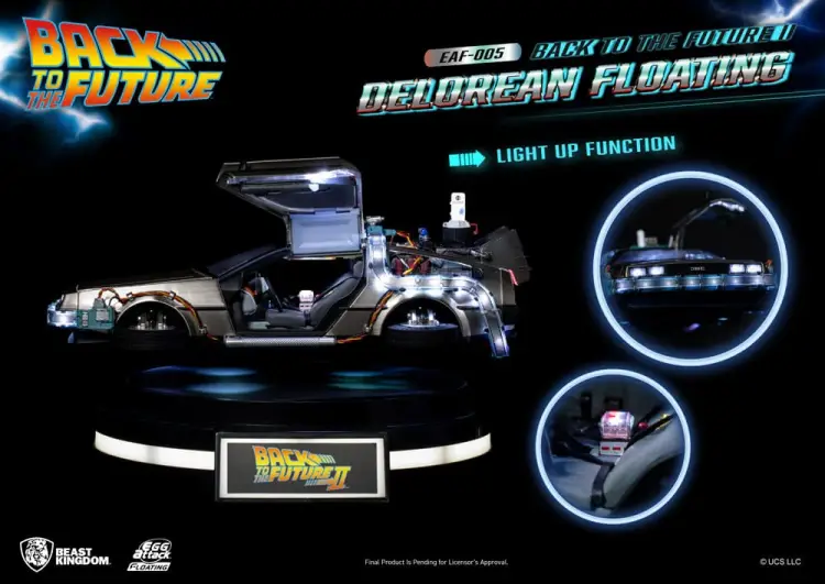 Beast Kingdom Back to the Future - DeLorean - Floating DeLorean II Standard Statue