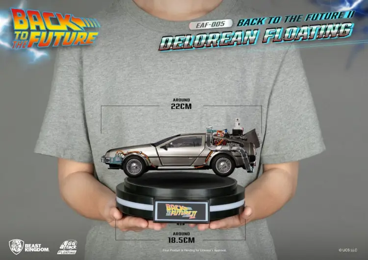 Beast Kingdom Back to the Future - DeLorean - Floating DeLorean II Standard Statue