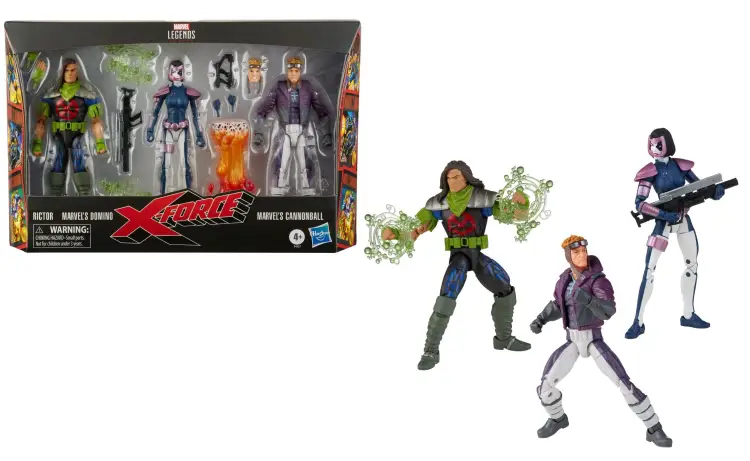 Hasbro Marvel - X-Force - 3 Figurki Zestaw Legend Series