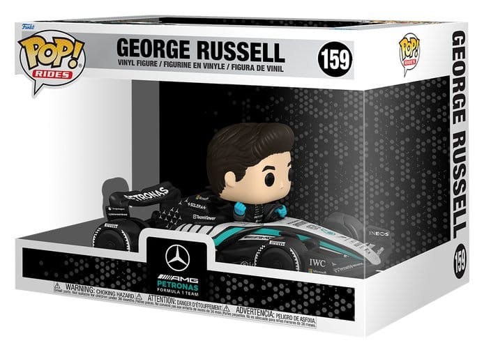 Funko Formula 1 - George Russell - POP! Rides Super Deluxe Vinyl Figure Mercedes Benz