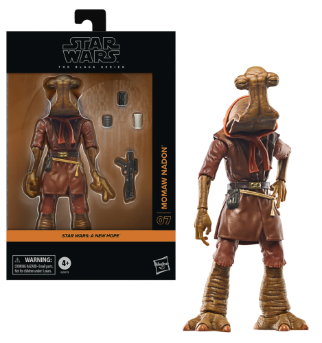 STAR WARS NOWA NADZIEJA - Momaw Nadon - Figurka Czarna Seria 15 cm