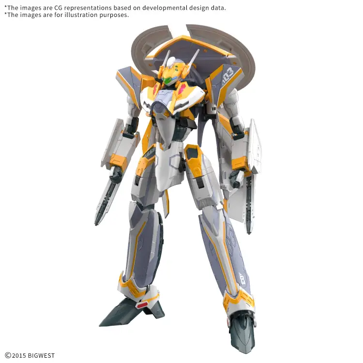Bandai Macross - Chuck Mustang - HG 1/100 VF-31E Siegfried