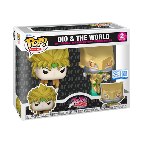 Funko POP! Jojos Bizarre Adventure - Dio & The World - 2pack