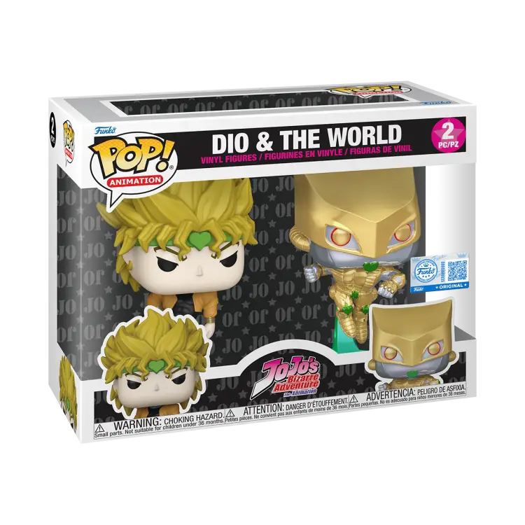 Funko POP! Jojos Bizarre Adventure - Dio & The World - 2pack