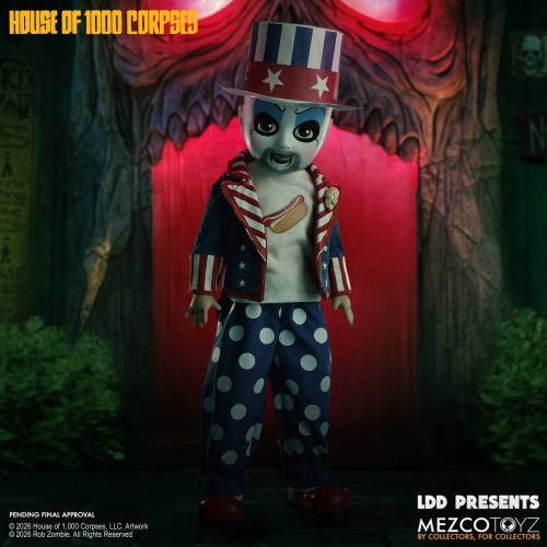Mezco Toys - House of 1000 Corpses - Captain Spaulding - Living Dead Dolls Presents 25cm