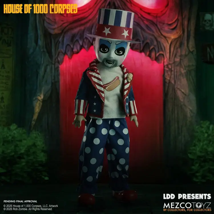 Mezco Toys - House of 1000 Corpses - Captain Spaulding - Living Dead Dolls Presents 25cm