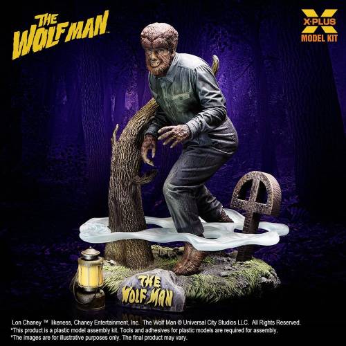 X-Plus - The Wolf Man Plastic Model Kit 1/8 Lon Chaney Jr. as Wolf Man 22 cm (Reproduction)
