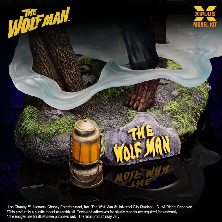 X-Plus - The Wolf Man Plastic Model Kit 1/8 Lon Chaney Jr. as Wolf Man 22 cm (Reproduction)