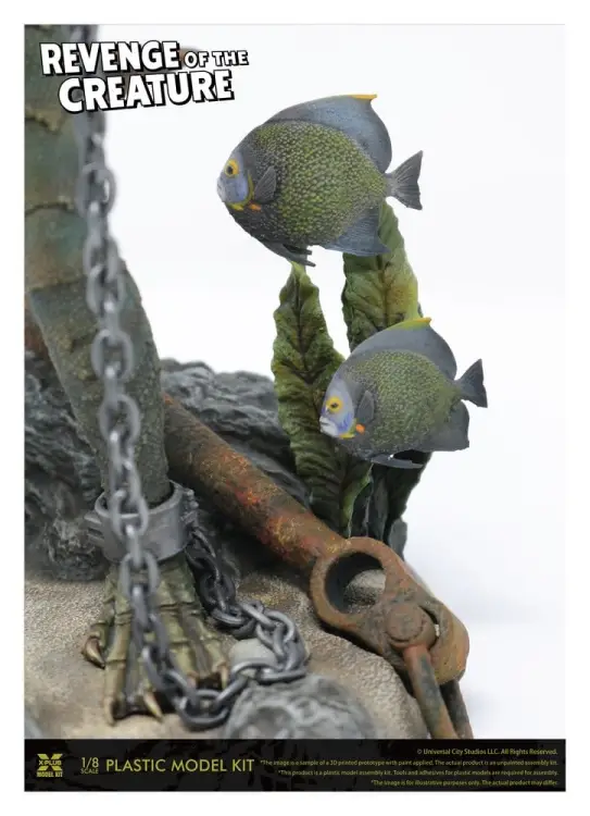X-Plus - Revenge of the Creature Plastic Model Kit 1/8 Scale 28 cm (Reproduction)