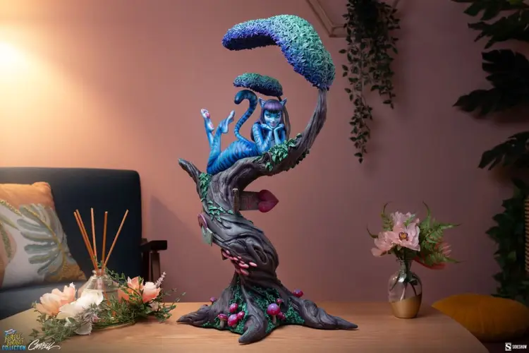 Sideshow Collectibles Fairytale Fantasies Collection Lady Cheshire Cat Statue