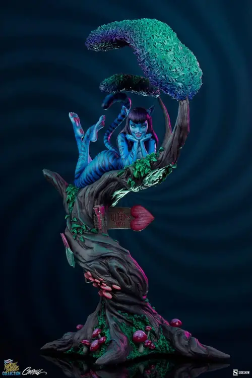Sideshow Collectibles Fairytale Fantasies Collection Lady Cheshire Cat Statue
