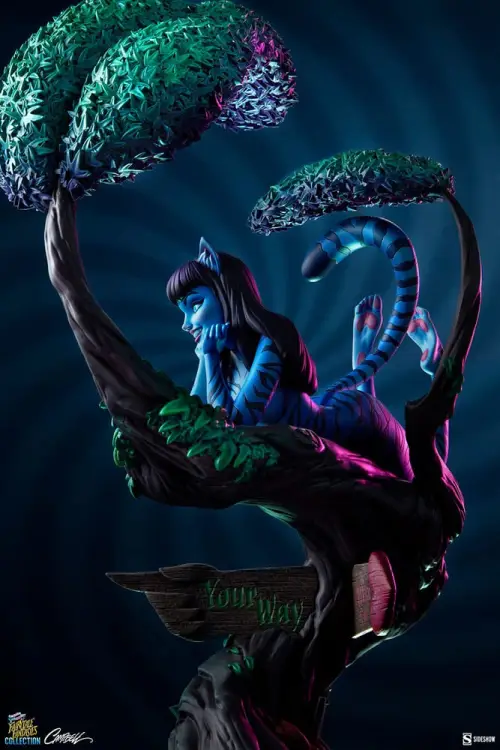 Sideshow Collectibles Fairytale Fantasies Collection Lady Cheshire Cat Statue