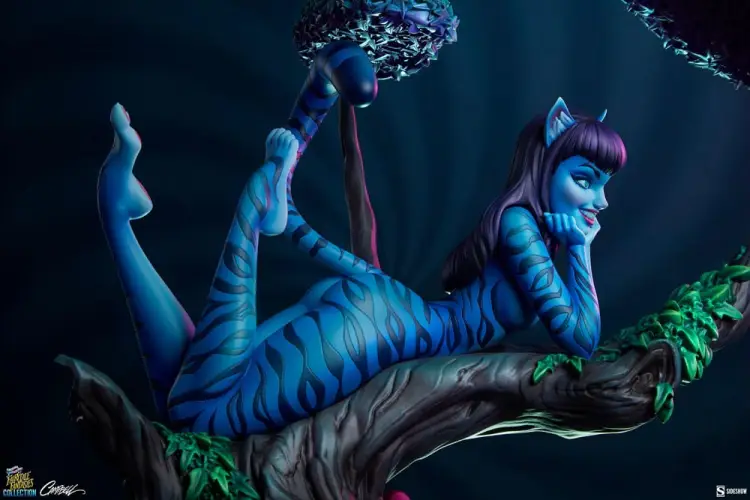 Sideshow Collectibles Fairytale Fantasies Collection Lady Cheshire Cat Statue
