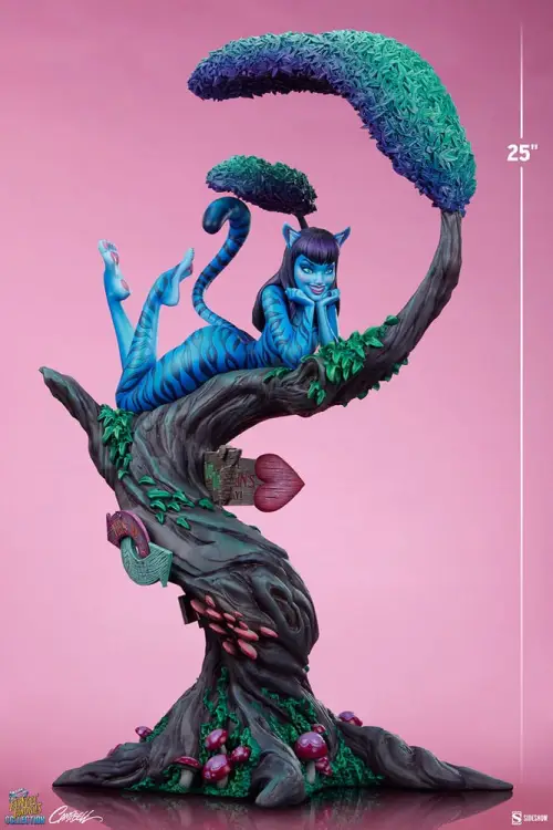 Sideshow Collectibles Fairytale Fantasies Collection Lady Cheshire Cat Statue