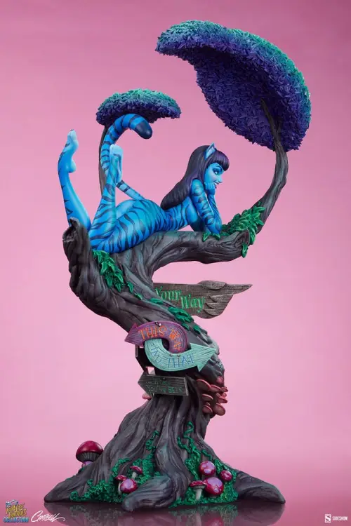 Sideshow Collectibles Fairytale Fantasies Collection Lady Cheshire Cat Statue