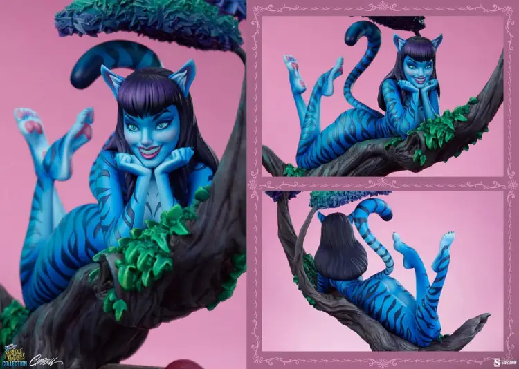 Sideshow Collectibles Fairytale Fantasies Collection Lady Cheshire Cat Statue