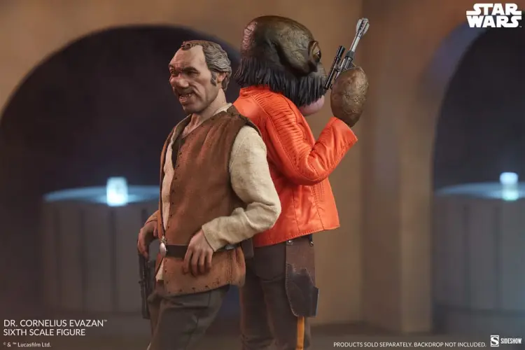 Sideshow Collectibles - Star Wars Episode IV Scum & Villainy Action Figure 1/6 Doctor Cornelius Evazan 30 cm