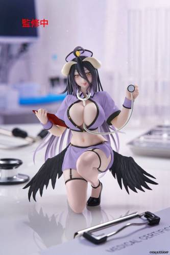 Taito Prize - Overlord PVC Figure Desktop Cute Albedo Nurse Ver. Renewal 13 cm