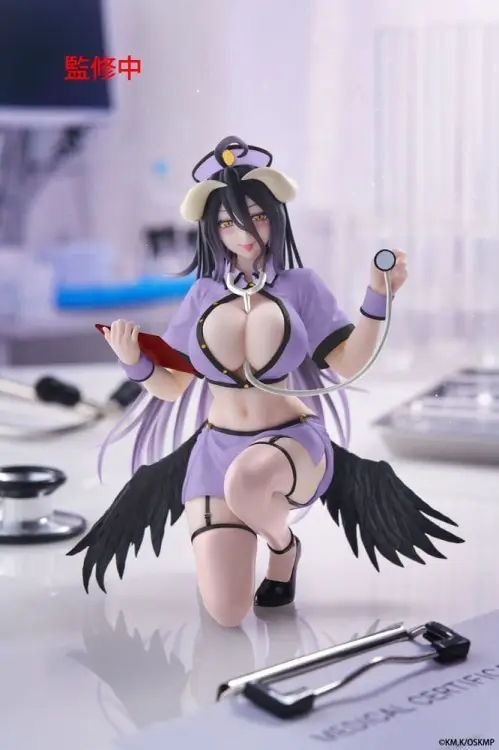 Taito Prize - Overlord PVC Figure Desktop Cute Albedo Nurse Ver. Renewal 13 cm