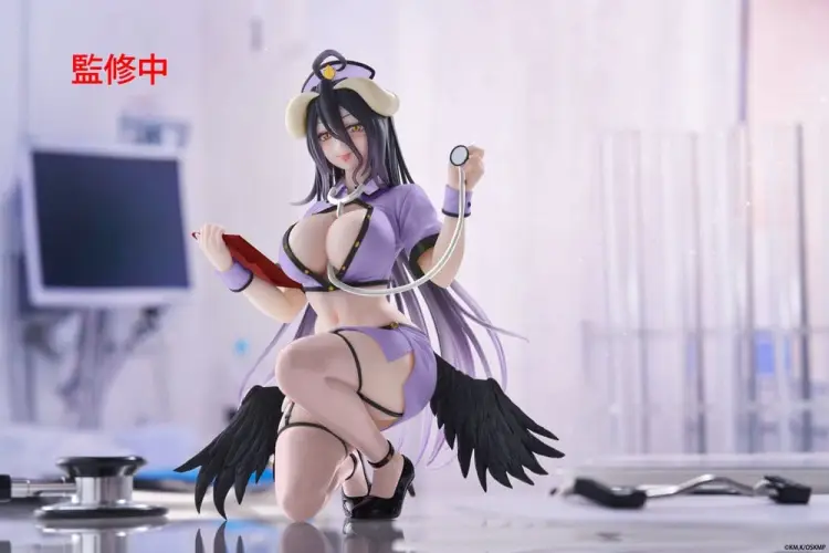 Taito Prize - Overlord PVC Figure Desktop Cute Albedo Nurse Ver. Renewal 13 cm